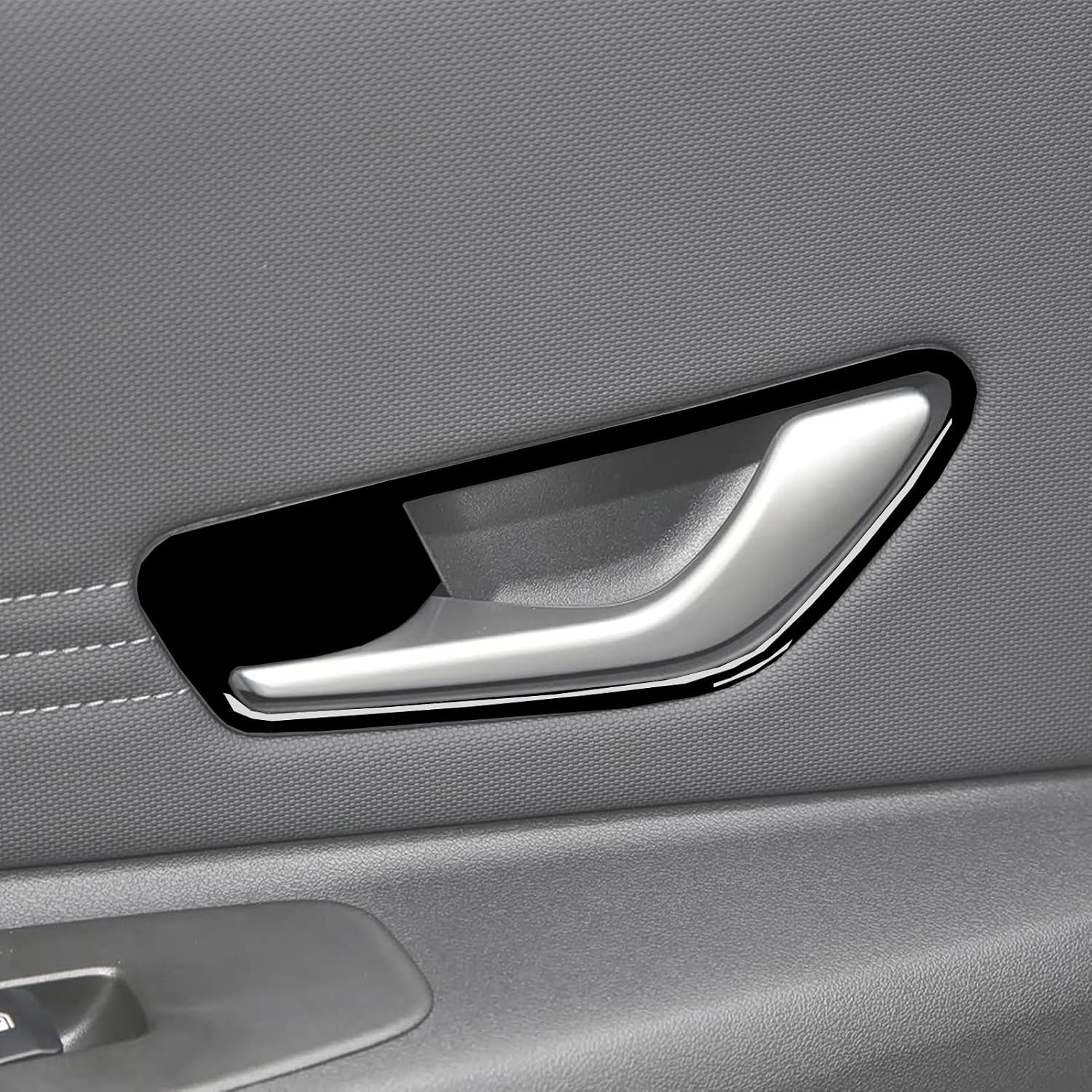 Glossy Piano Black Car Front Bumper Panel Decoration Pads Anti-Scratch Sticker Compatible with Hyundai Elantra(CN7) 2026 2025 2024 2023 2022 2021 Exterior Accessories