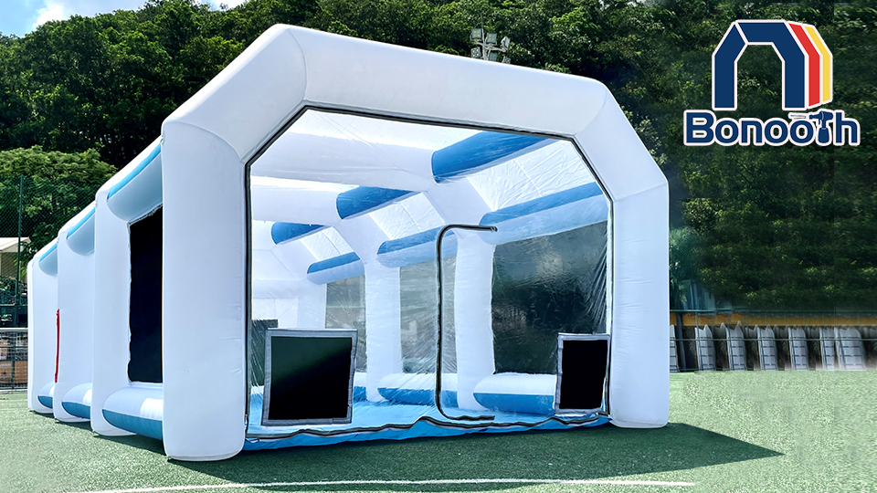 Amazon.com: BONOOTH Inflatable Spray Paint Booth 26x13x10Ft with