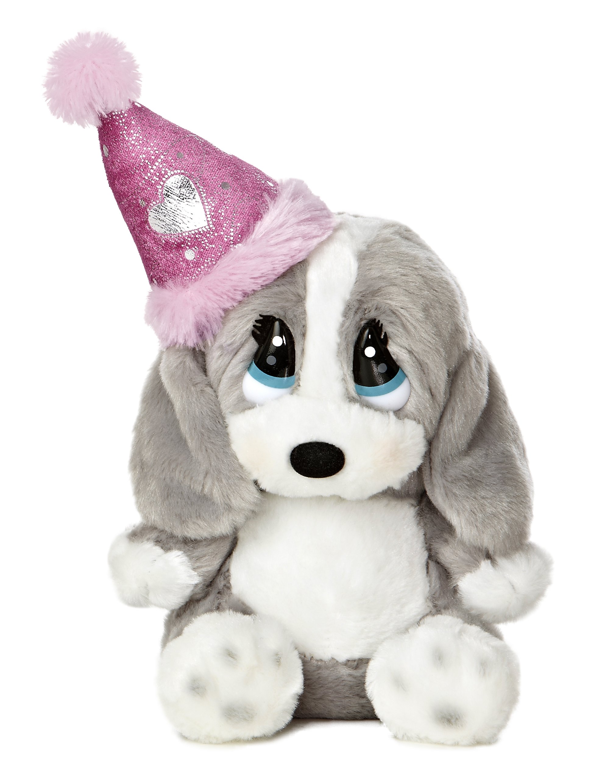 Aurora World Honey Lil Pup Birthday Plush with Hat, 7.5"