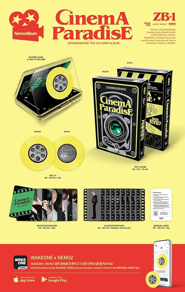 ZEROBASONE CINEMA PARADISE G賞 ジャンハオ Amazon.co.jp: ZEROBASEONE [CINEMA PARADISE]（韓国盤