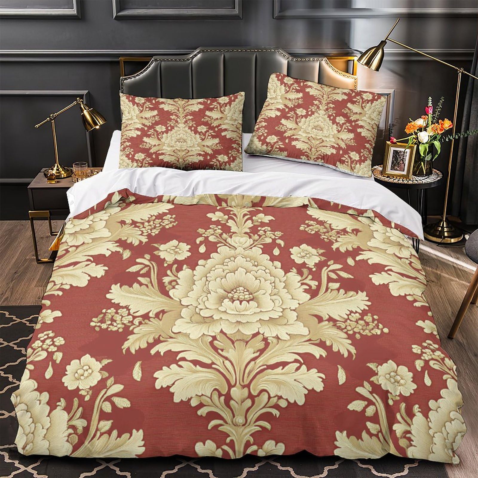 Housse de couette hypoallergénique en tissu microfibre douce pour la peau sensible