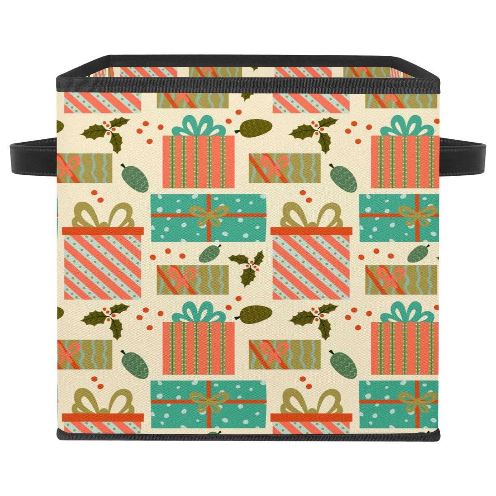 Boîte de rangement pliable cube tissu pour jouets vêtements livres chambre maison