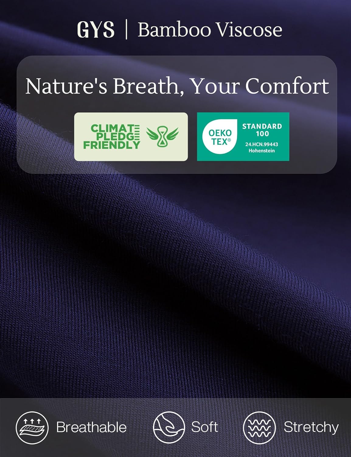 GYS Women's Pajama Sets Tank Top and Shorts 2-Piece Sleeveless Sleep Set, Viscose from Bamboo - Image 5