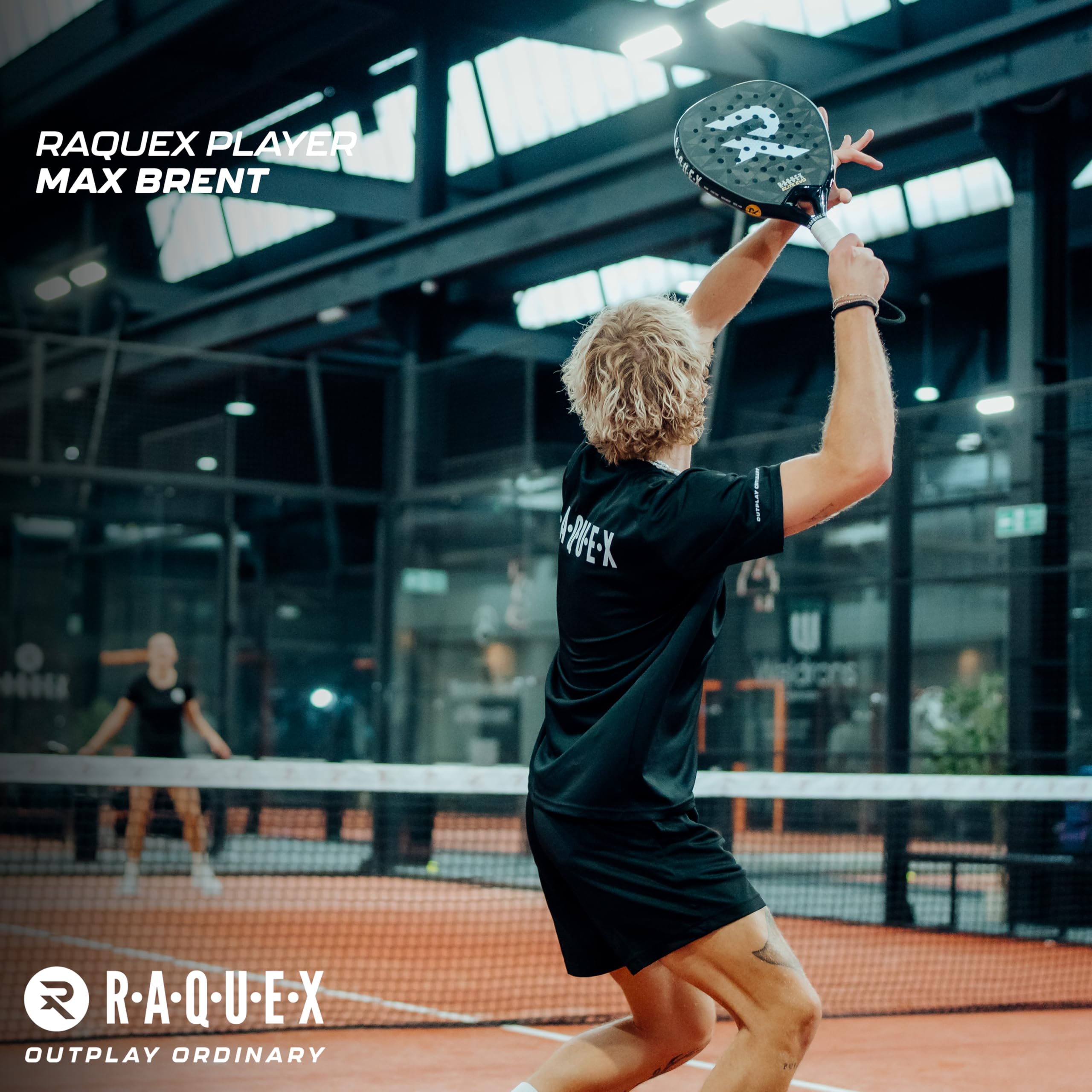 Raquex Elite Padelschläger – Advanced Schläger – 18K Carbon-Rahmen, reaktives ImpactCore EVA 15 Schaumstoff, Diamantform, Twin-Tube-System für Langlebigkeit + Handschlaufe