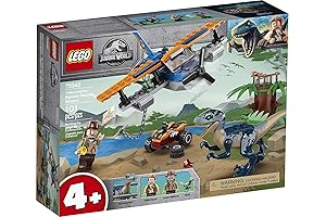 LEGO Jurassic World Velociraptor Biplane Rescue Mission: Non-Stop Aerial Action