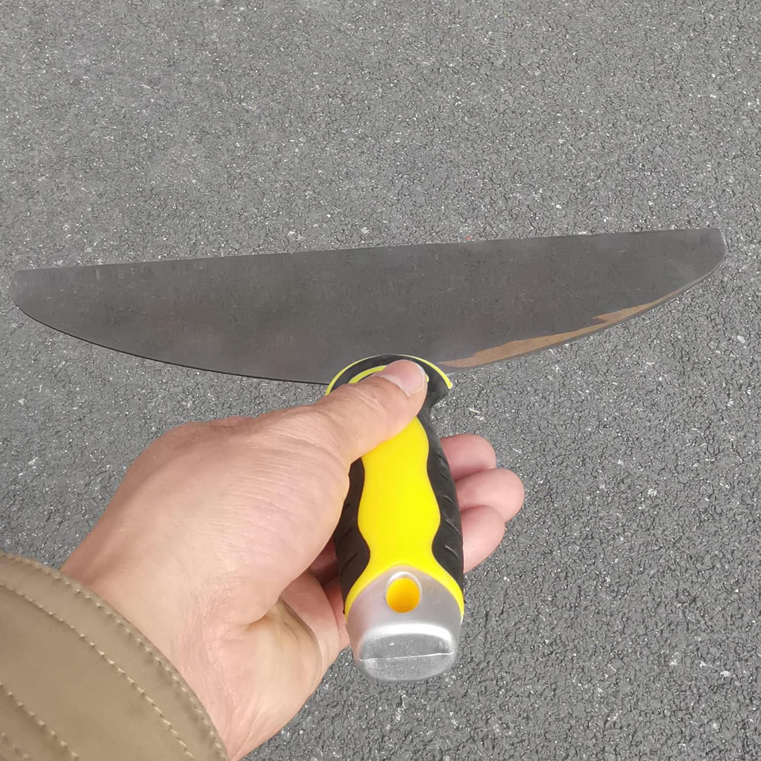 Großer Spachtelschaber, 30,5 cm, Spachtelmesser mit ergonomischem Kunststoffgriff zum Abkleben von Farbe, Wand, Bodenfliesen, Metallspachtelwerkzeug, Messer, Entferner für Holz, Tapetenschaber