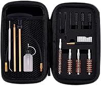 Vista 7 de BOOSTEADY Universal Handgun Cleaning kit .22,.357,.38,9mm,.45 Caliber Pistol Cleaning Kit Bronze Bore Brush and Brass Jag Adapter