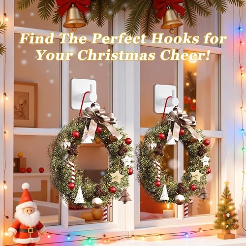 Miniatura 2 de Auxmir Ganchos adhesivos resistentes de 22 libras (máx.), paquete de 5 toalleros autoadhesivos sin daños, acero inoxidable para abrigo, impermeable,