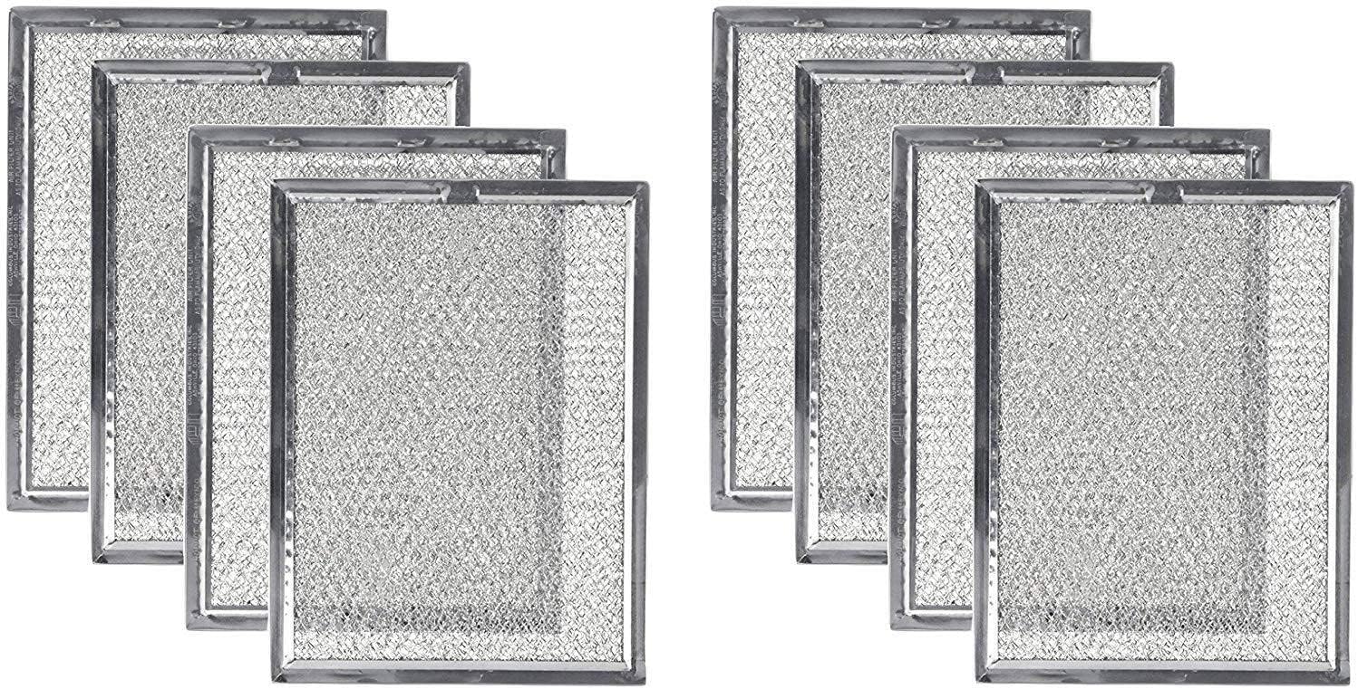 Replacement Microwave Range Hood Oven Grease Filter for Frigidaire 5303319568, 8 pcs