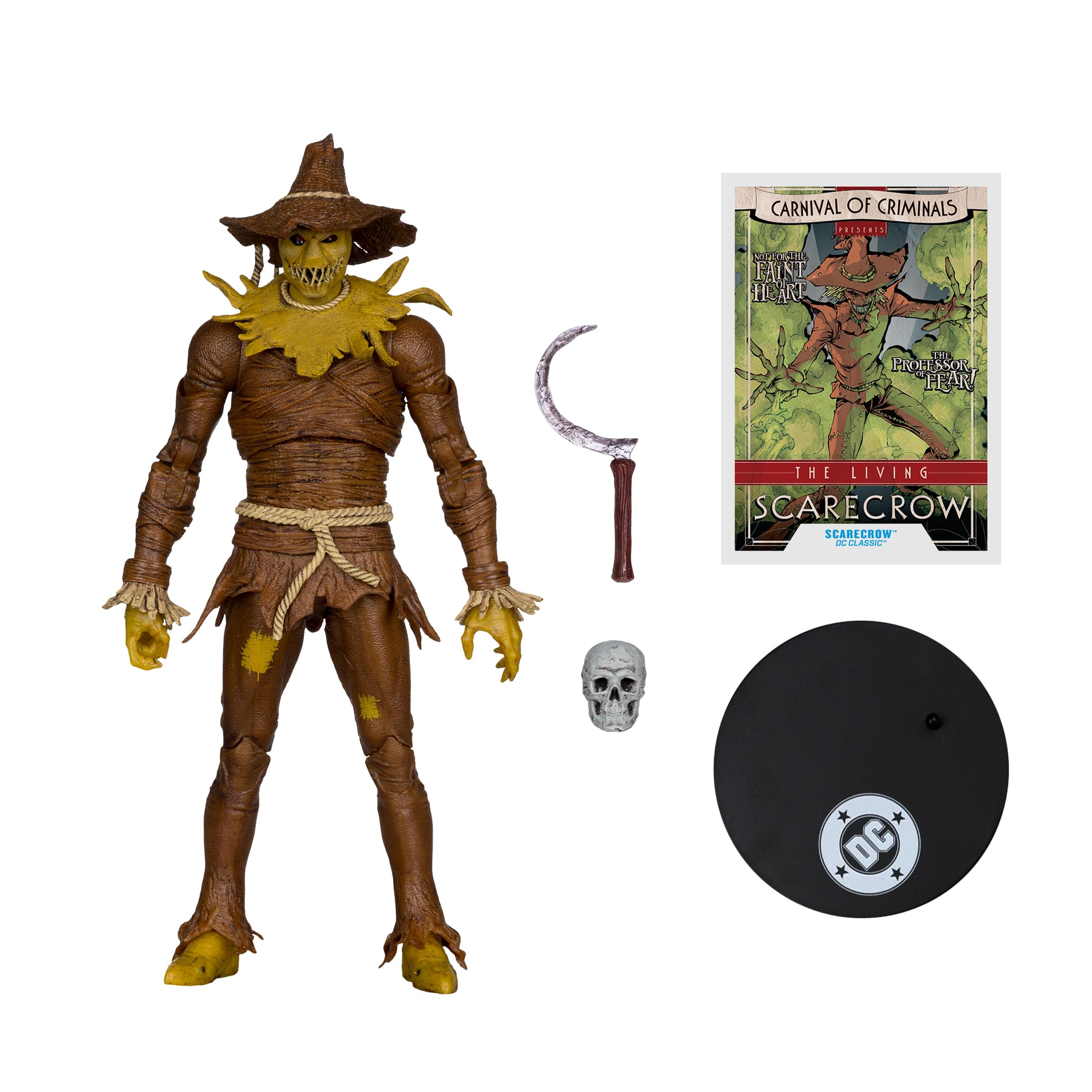 McFarlane Toys - DC Multiverse Scarecrow (DC Classic) Figura de acción de 7 Pulgadas