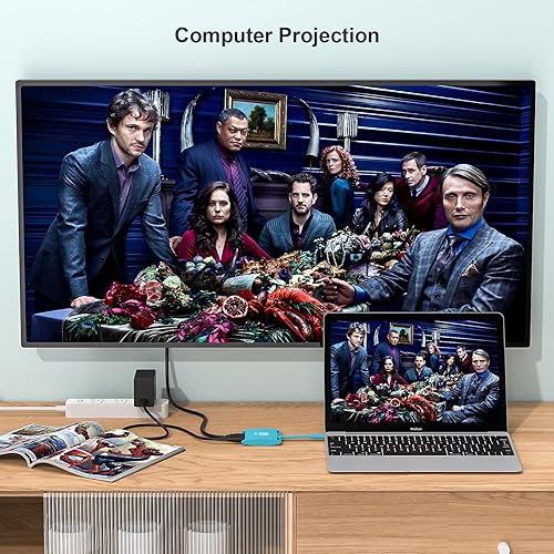 Miniatura 9 de Switch Dock Adapter for Nintendo SwitchOLED, Portable TV Dock Charging Station with HDMI USB 3.0 Port and 100W Fast Charging, USB C to HDMI Mini