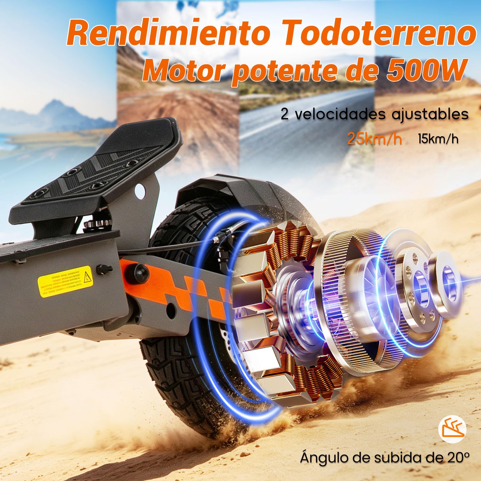 G2 Patinete Eléctrico Adultos Homologado DGT - 55-65km Autonomía Batería 48V 15.6Ah, Doble Freno, Ruedas 10" Tubeless,Sistema de Doble suspensión Patinete electrico Unisex,IPX4,Carga 120KG
