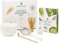 Vista 7 de Jade Leaf Matcha - Juego de inicio tradicional - El juego de regalo japonés Matcha incluye: batidor de bambú (Chasen), pala (Chashaku), tamiz