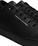 Tommy Hilfiger Uomo Sneakers Vulcanizzate Core Low in Pelle, Nero (Black), 48 - 5