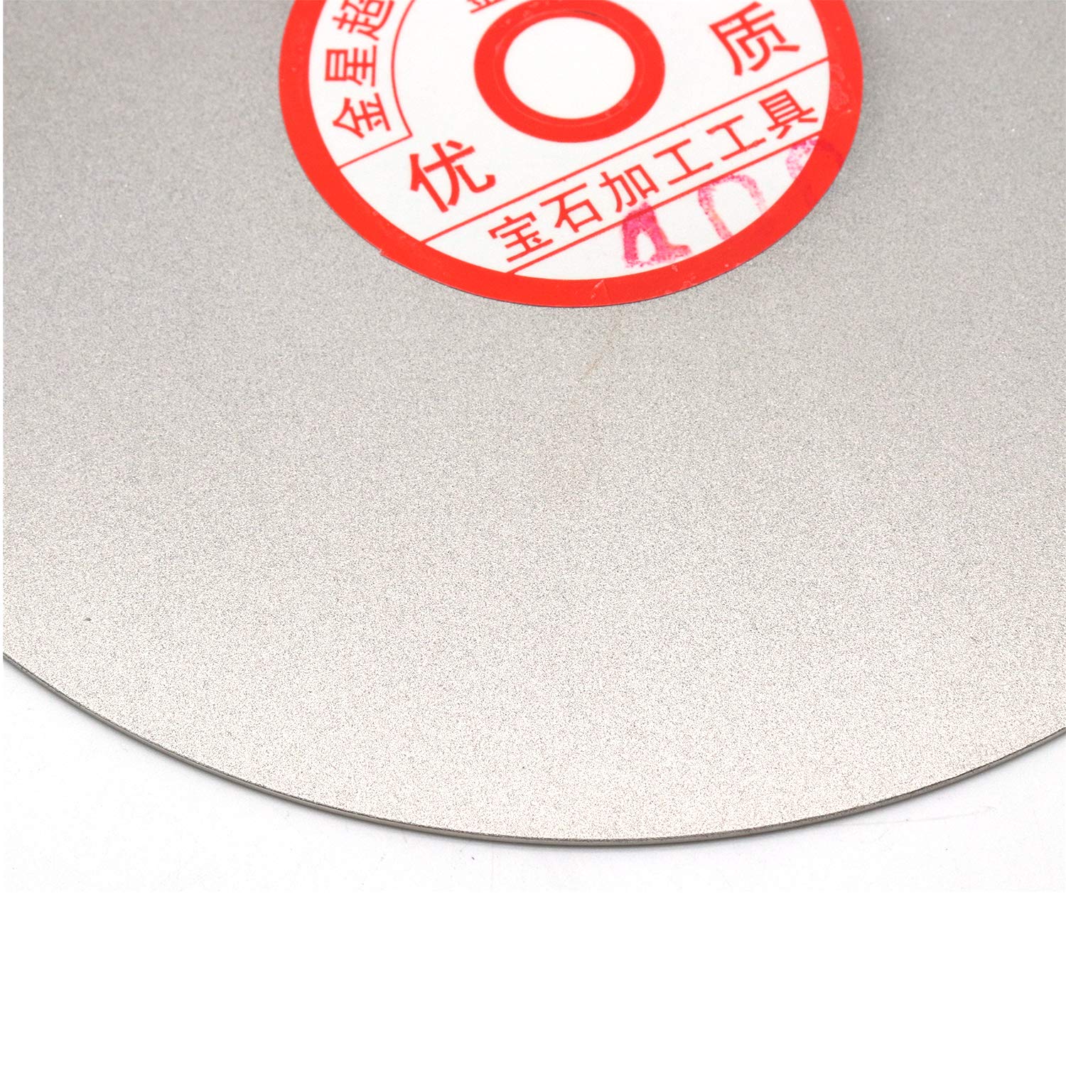 Rannb 6-inch Diamond Flat Lap Wheel - 400 Grit Grinding & Polishing Disc For Glass, Jewelry & Stone