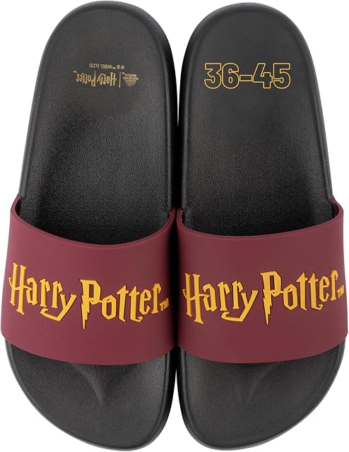Wizarding World Harry Potter Collection Damskie Klapki Meskie Basenowe Gumowe Kąpielowe 5 Rozmiarów