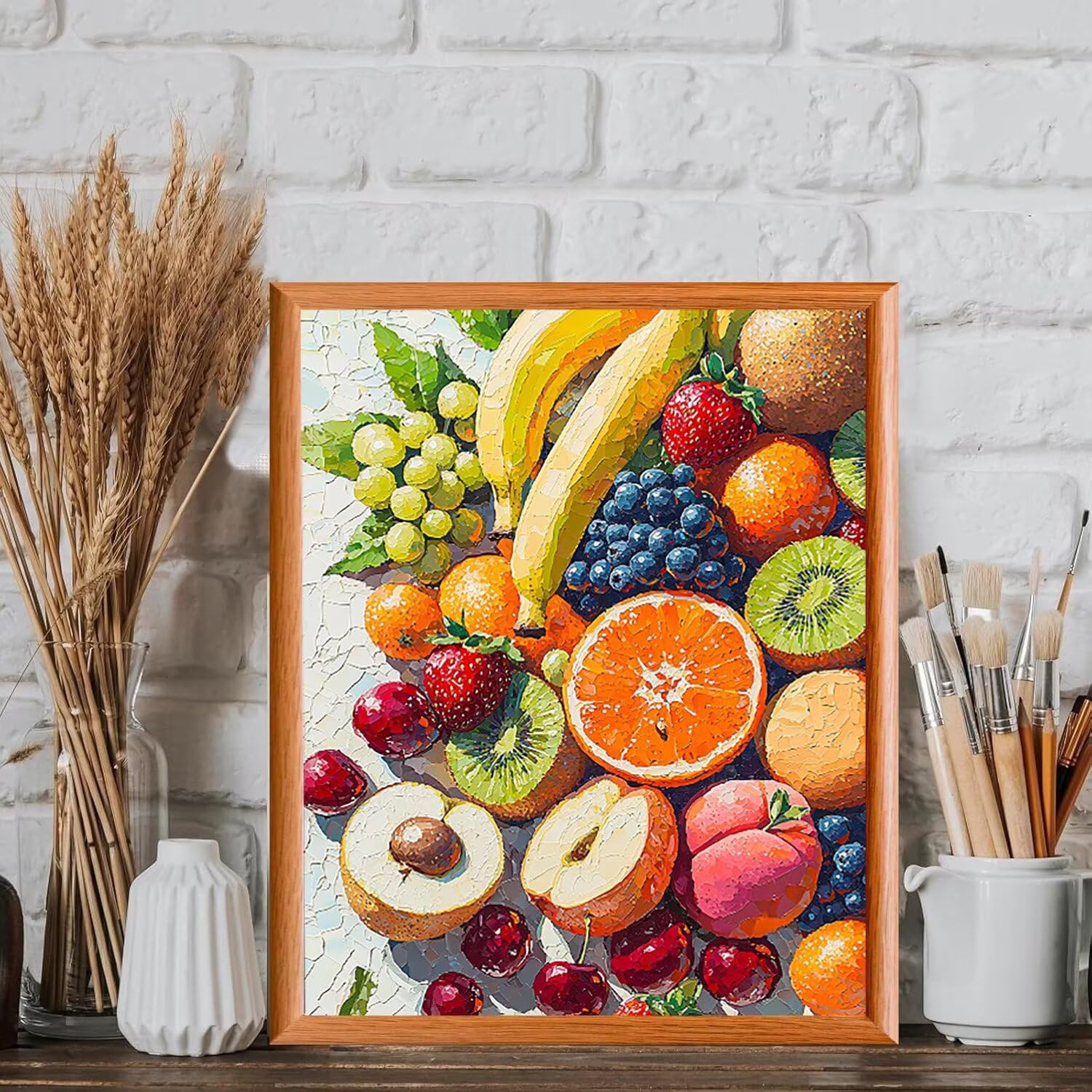WEISHIWE Fruit Peinture Numero Adulte Kits, 80x100cm m-902