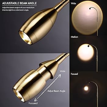 O'Bright Ray – Adjustable LED Beam Floor Lamp, Dimmable and