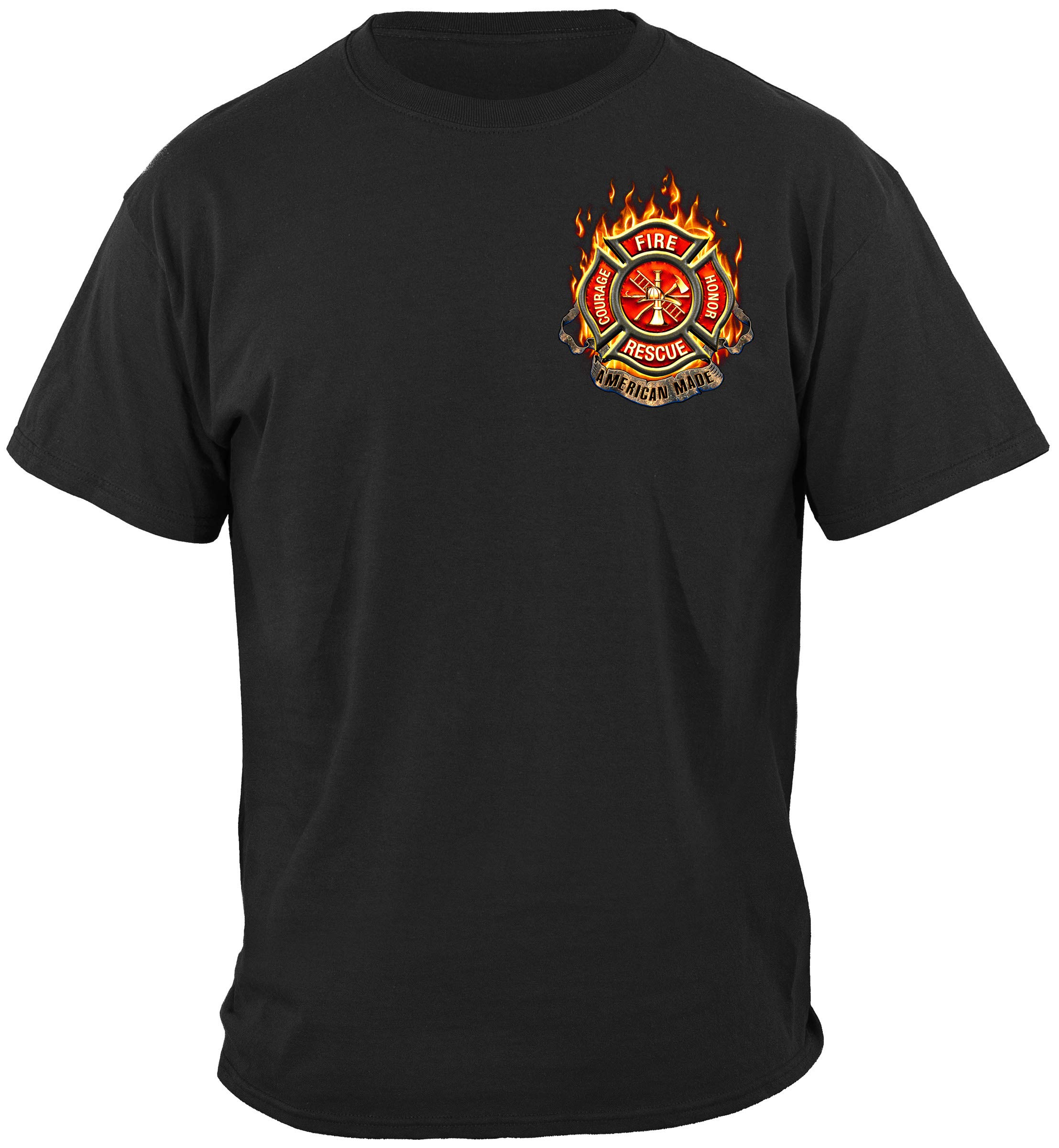 Erazor Bits Fireman Firefighter - Fire Department Tshirt - Firefighting - T Shirts-ADD122-FF2062XXXL