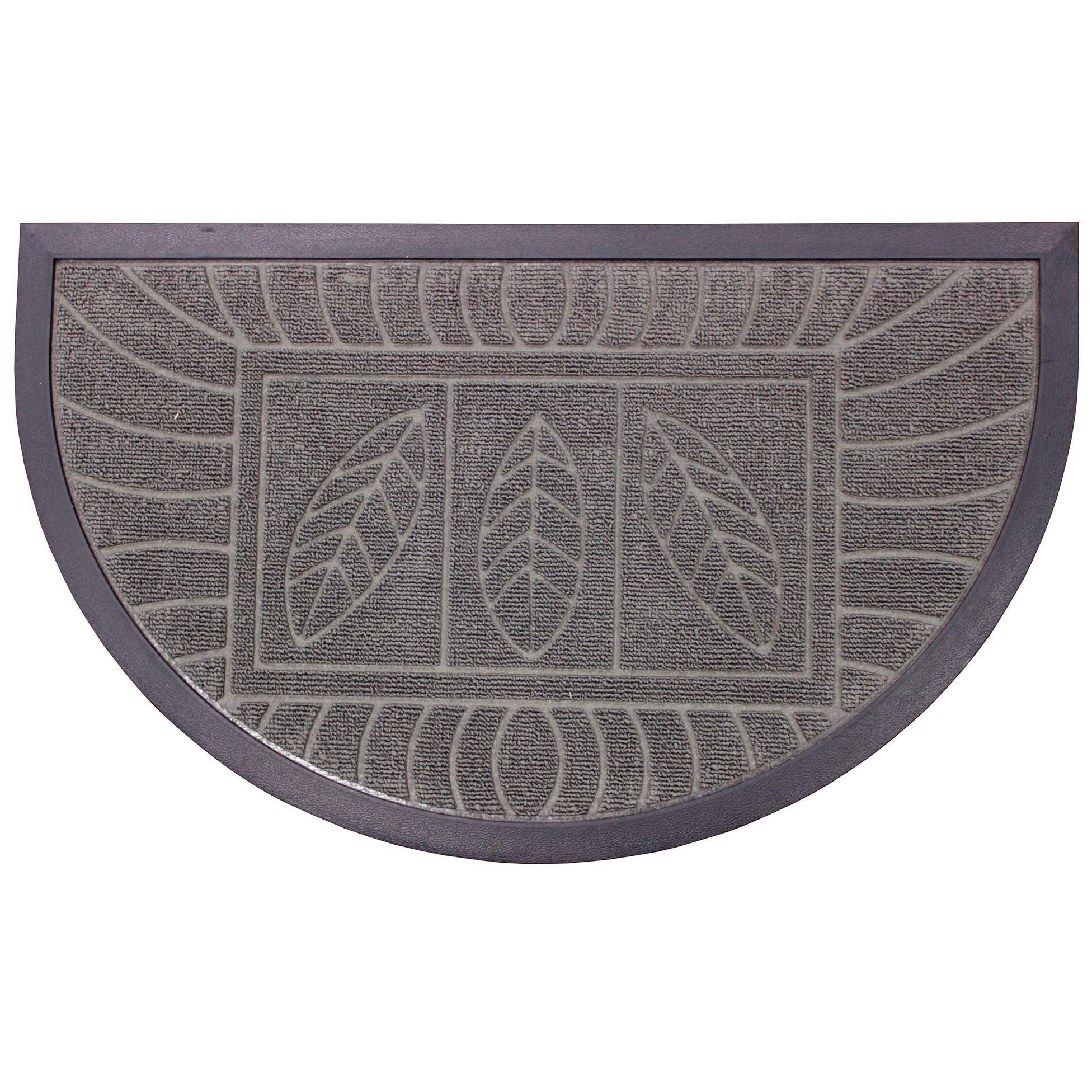Douceur D'Intérieur Tappeto Ingresso A Mezzaluna Antiscivolo – Grigio 75x45 Cm – Polipropilene E Gomma - 4