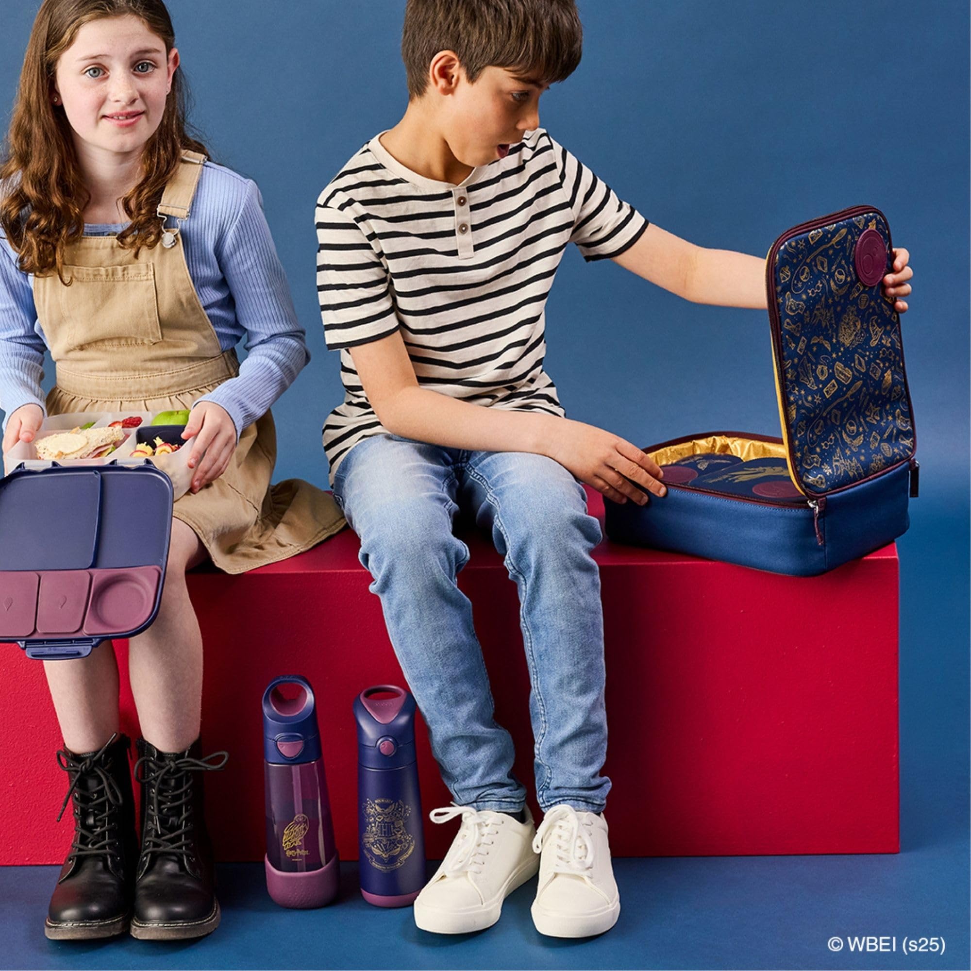 b.box Flexi-isolierte Lunchtasche – Harry Potter, hält das Mittagessen länger kühl und frisch, maschinenwaschbar, passend für große Lunchbox und Snackbox