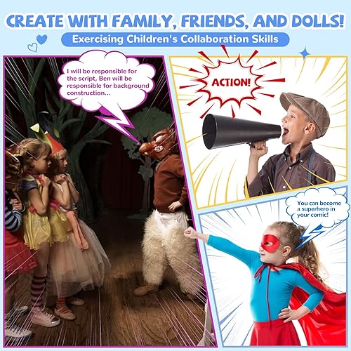 Miniatura 6 de Cámara de impresión instantánea para niños  Navidad, cumpleaños, niñas, regalos para niños de 3, 4, 5, 6, 7, 8, 9, 10 años, cámara instantánea para