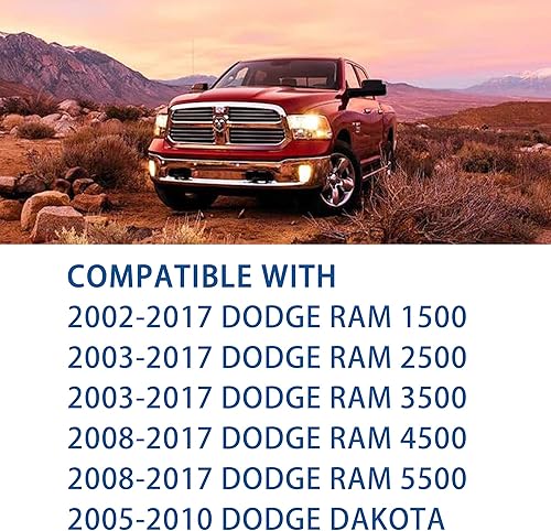 Miniatura 6 de Portavasos trasero compatible con Dodge Dakota 2005-2010, Dodge Ram 150025003500 2003-2017, Dodge Ram 45005500 2003-2017, reemplaza # 5HD65DX9AC