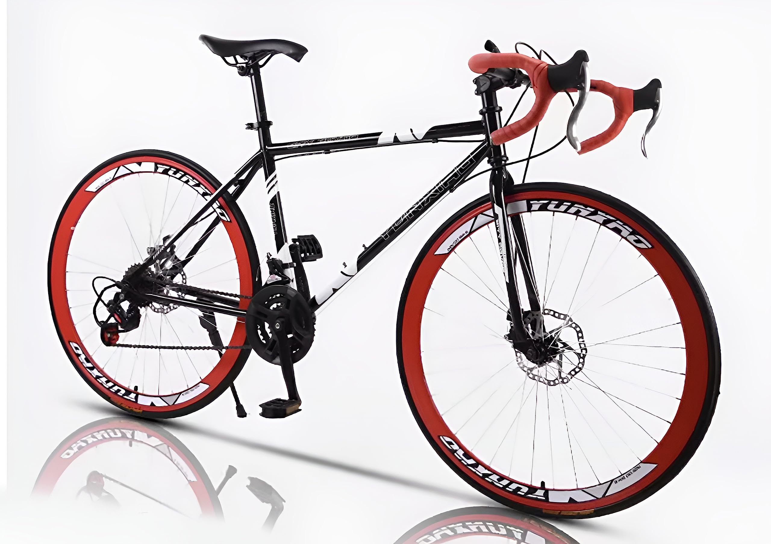 Amazon | ロードバイクロードレーサー 高炭素鋼製 通勤 26 インチ 