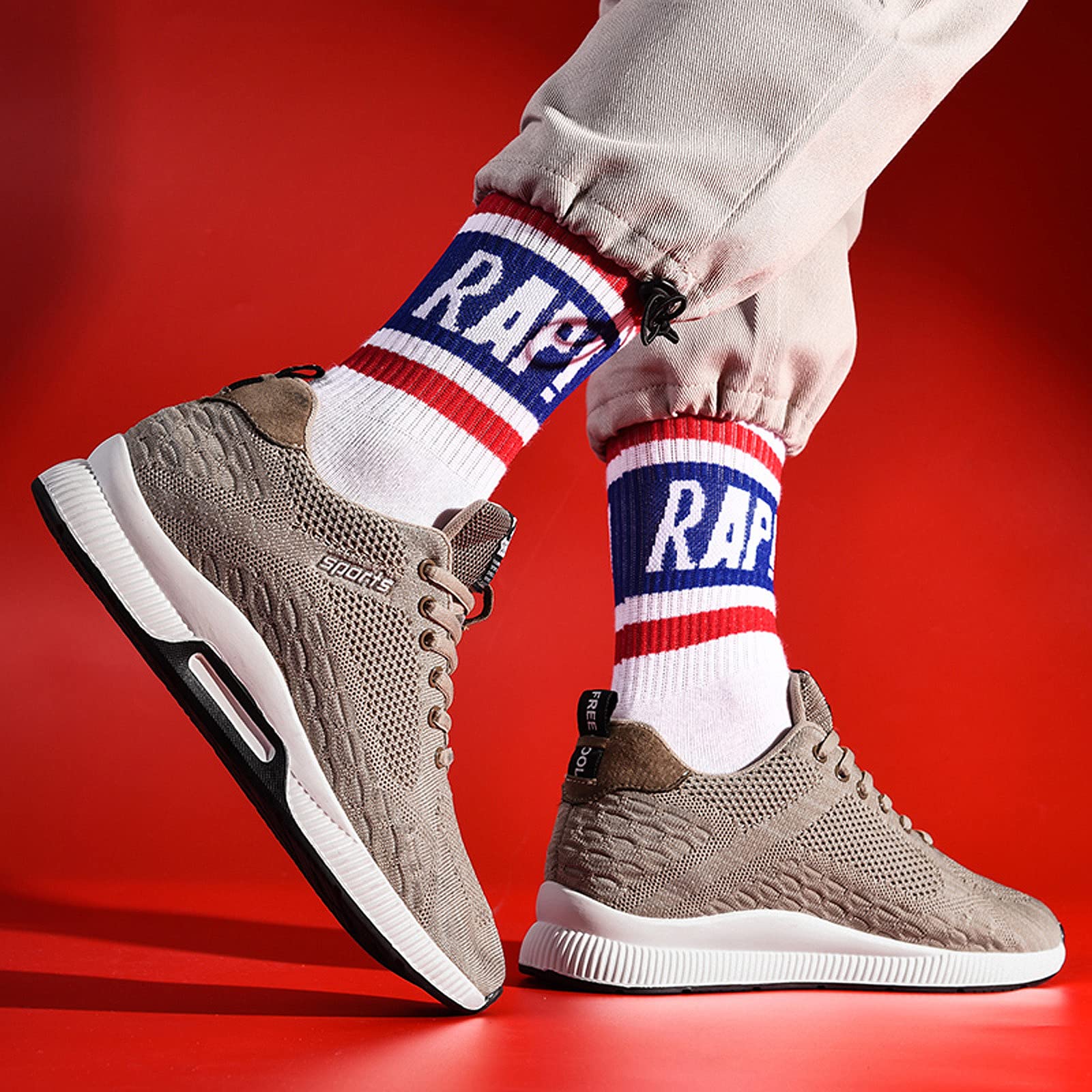 Zapatillas Elevadoras Invisibles para Hombre, para Aumentar la Altura, Zapatos Deportivos de 2.36 Pulgadas, Transpirables, con Cordones