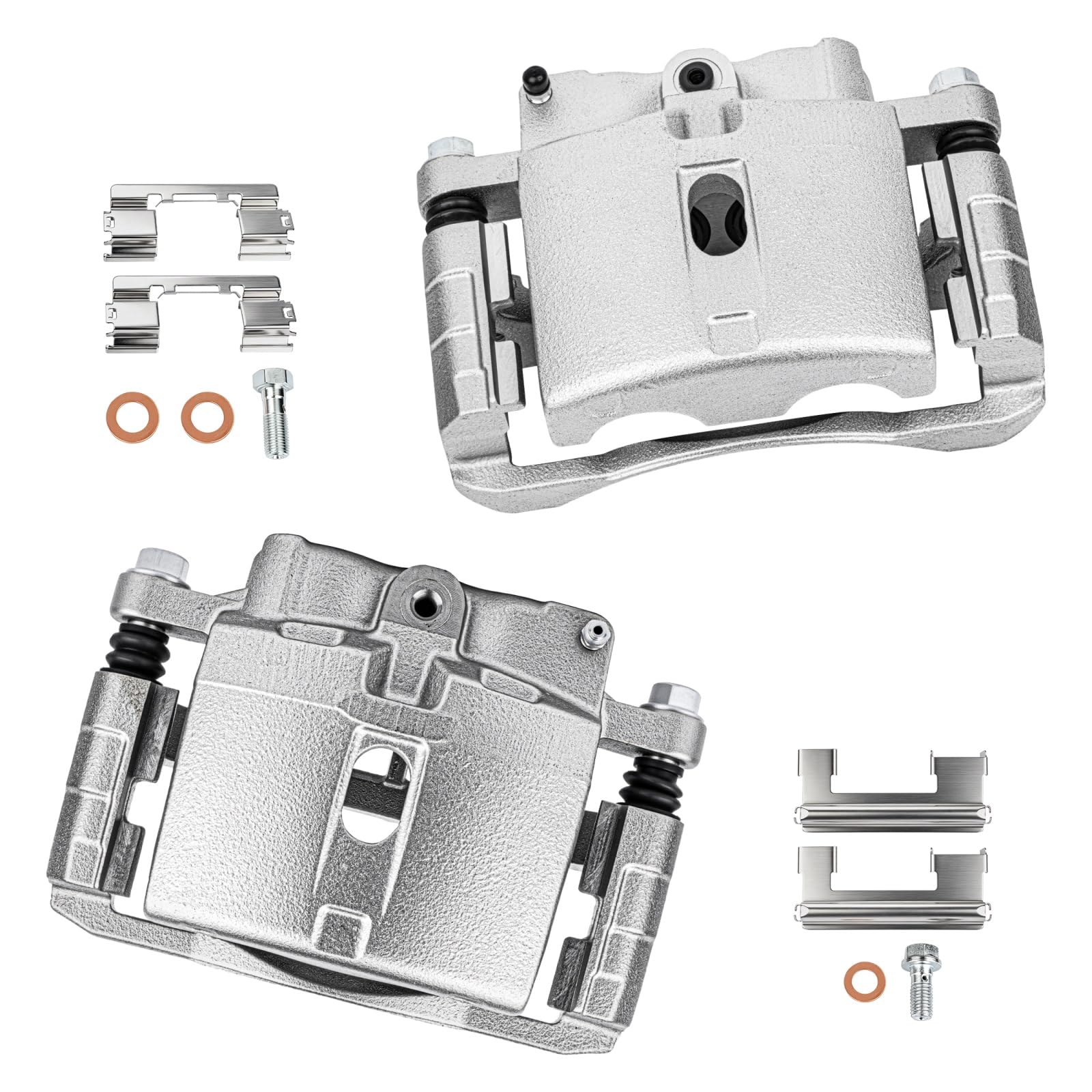 cciyu Front Left &amp; Right Disc Brake Calipers With Bracket 18-B4729 18-B4728