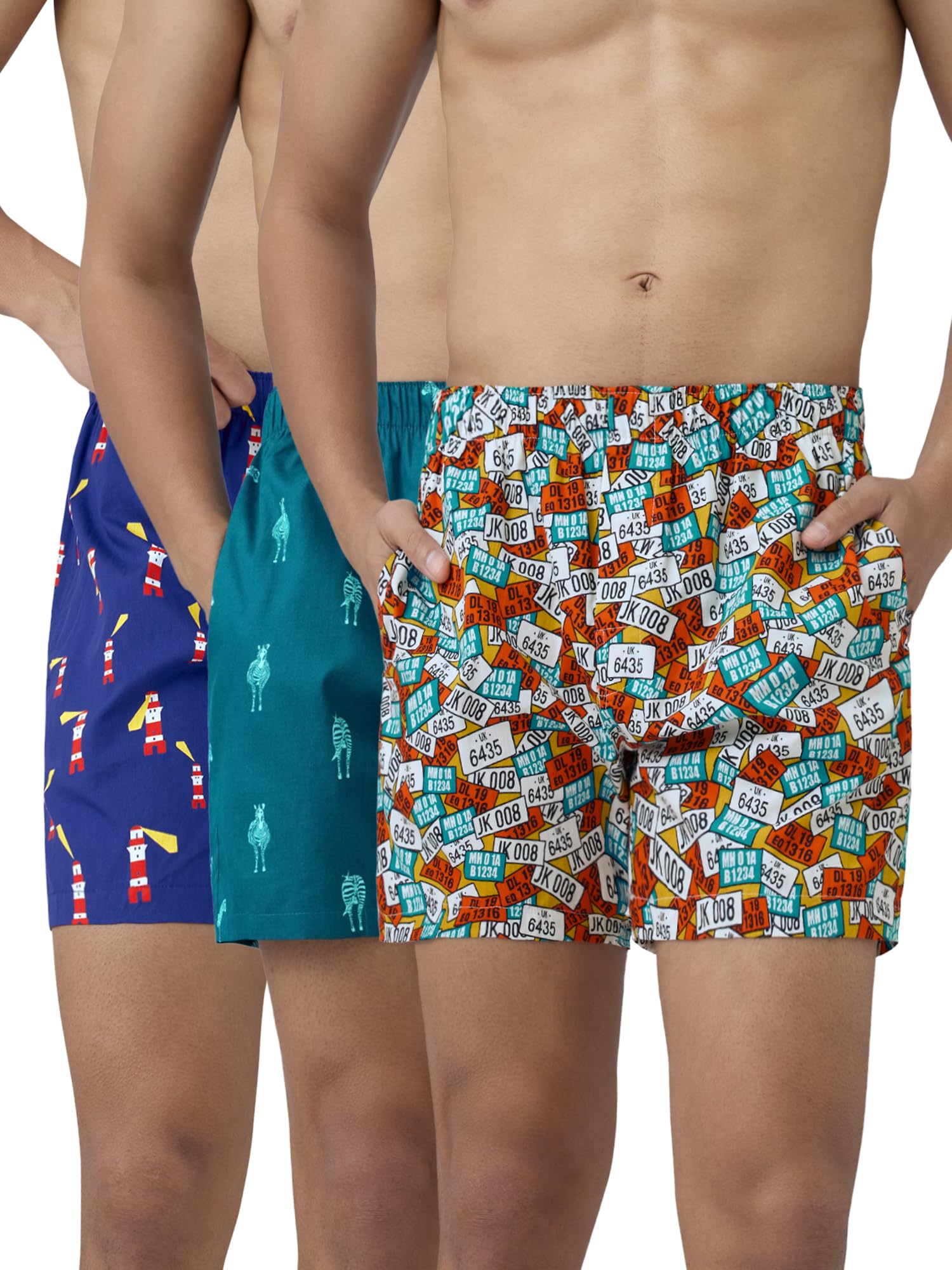 Men's Cotton Regular Printed Boxers-image-12