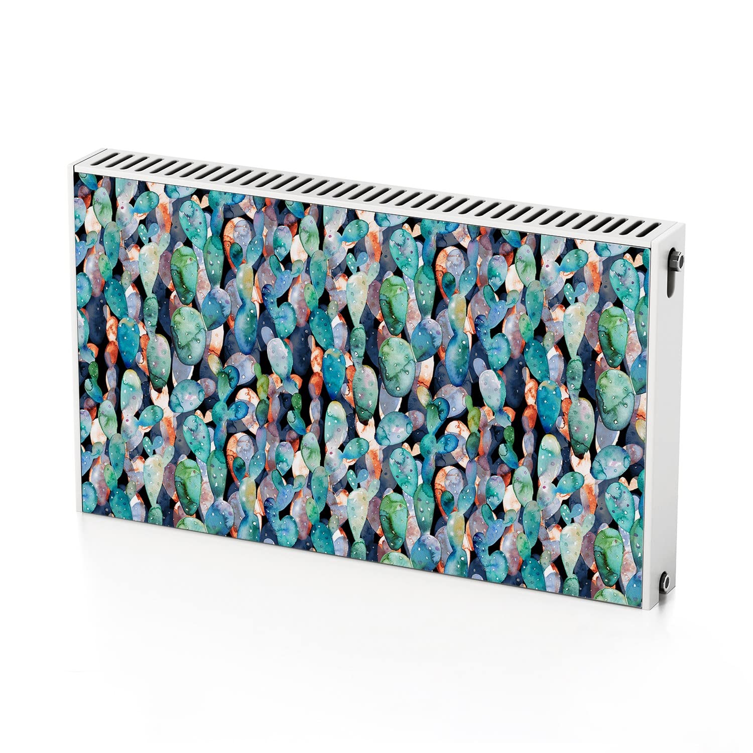 Aimant de radiateur pour cacher un chauffage jauni - Tapis Cactus 100x60