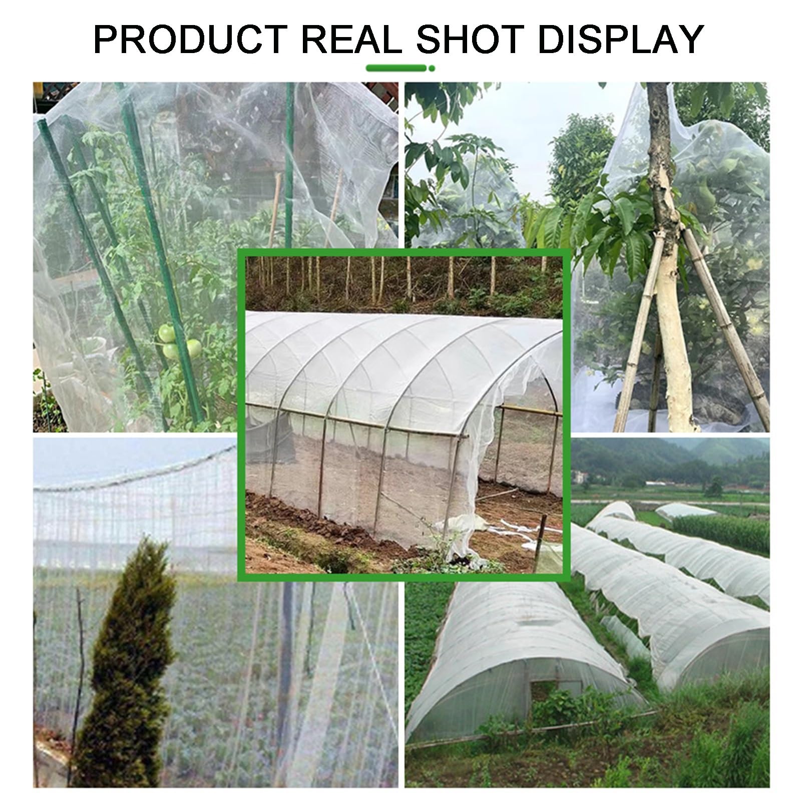 Filet Anti Insectes, Réutilisable Filet Anti Grele, Filet Anti Pigeon, Filets pour Protection Jardin Idéal pour Protéger Les Jardins Potagers, Plantes Fruits Fleurs Légumes(2mx15m)