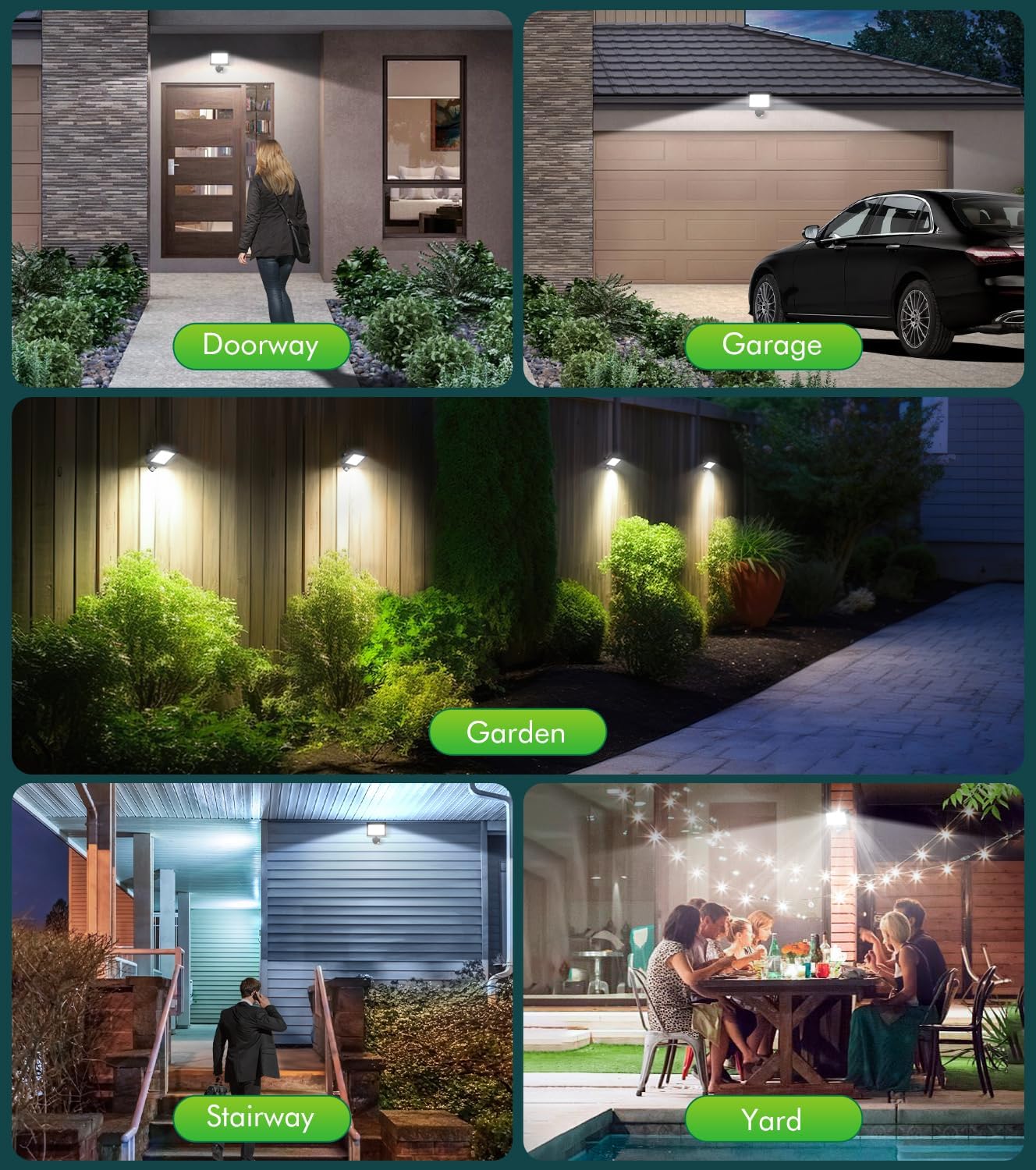 CLY Projecteur Led Exterieur Detecteur De Mouvement 35W 3290LM 4 Modes | Eclairage Exterieur Avec Detecteur Télécommande Spot Led Extérieur Avec Détecteur Blanc Froid Étanche IP66 Pour Garage
