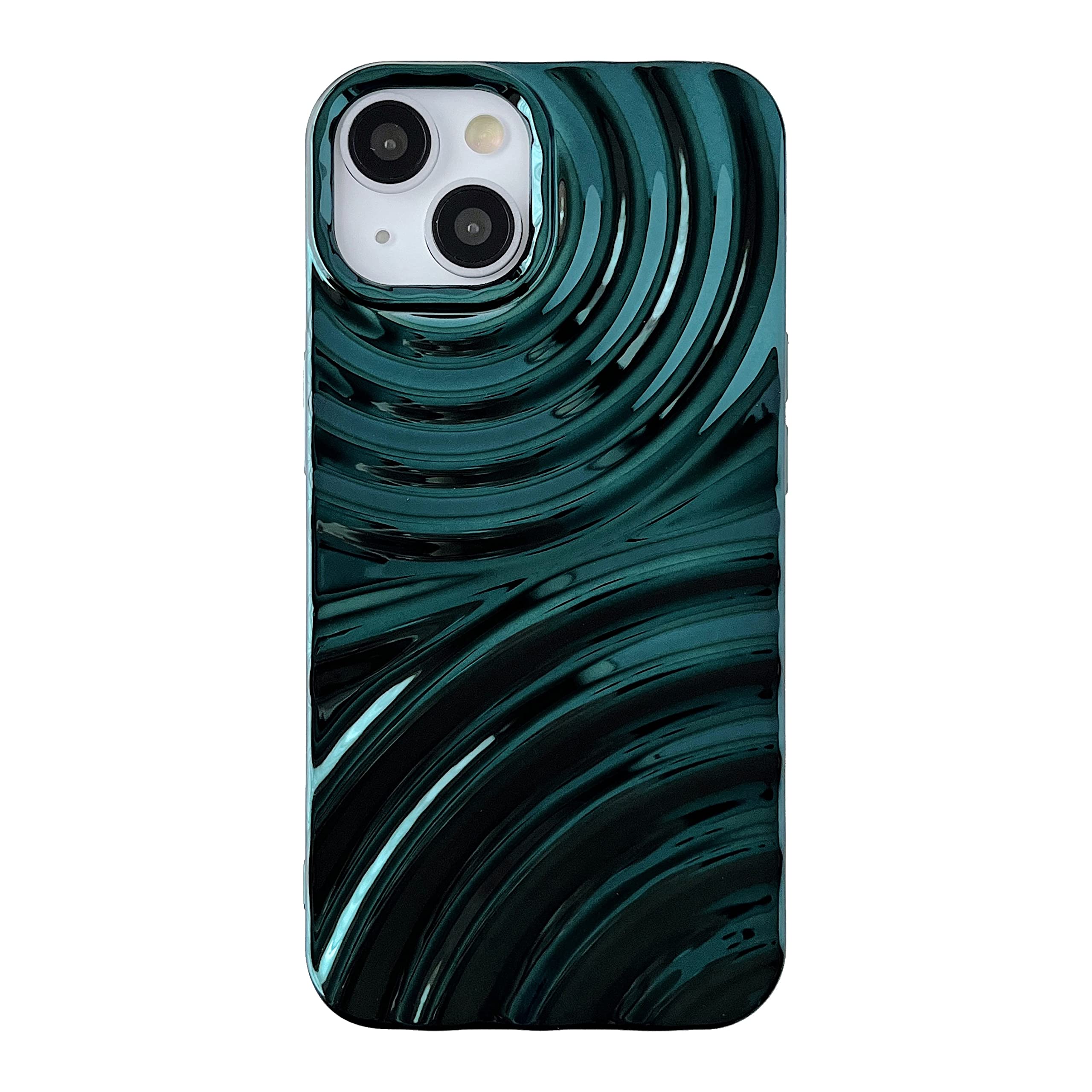 Coque souple compatible avec iPhone 13 vert clair Caseative - 7