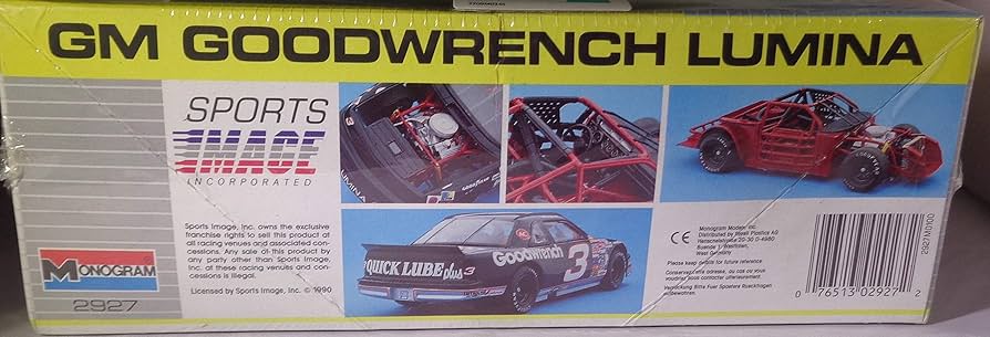 Amazon.com: Monogram Dale Earnhardt #3 Goodwrench Lumina Car Kit