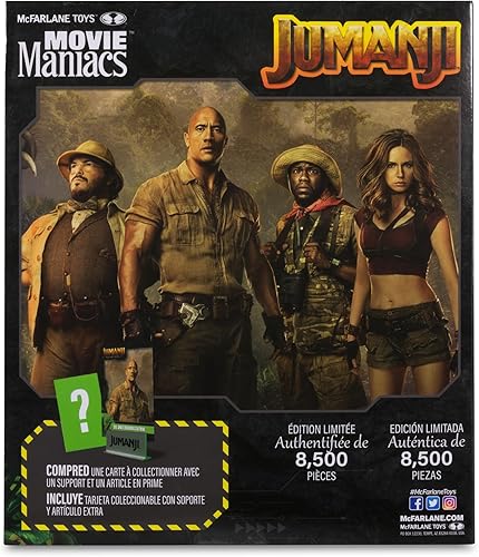 Miniatura 8 de McFarlane Toys - Figura posada de Movie Maniacs Smolder (Jumanji) de 6 pulgadas