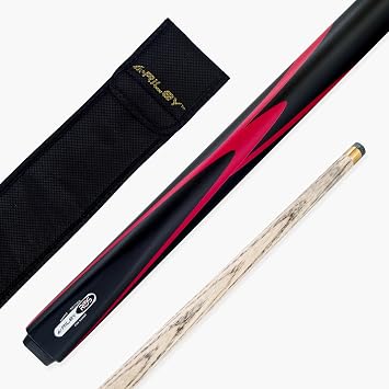Riley RONNIE O'SULLIVAN Endorsed Limited Edition Ash Snooker and English Pool Cue 9.5mm Leather Tip - 57 Inch, 17-19oz