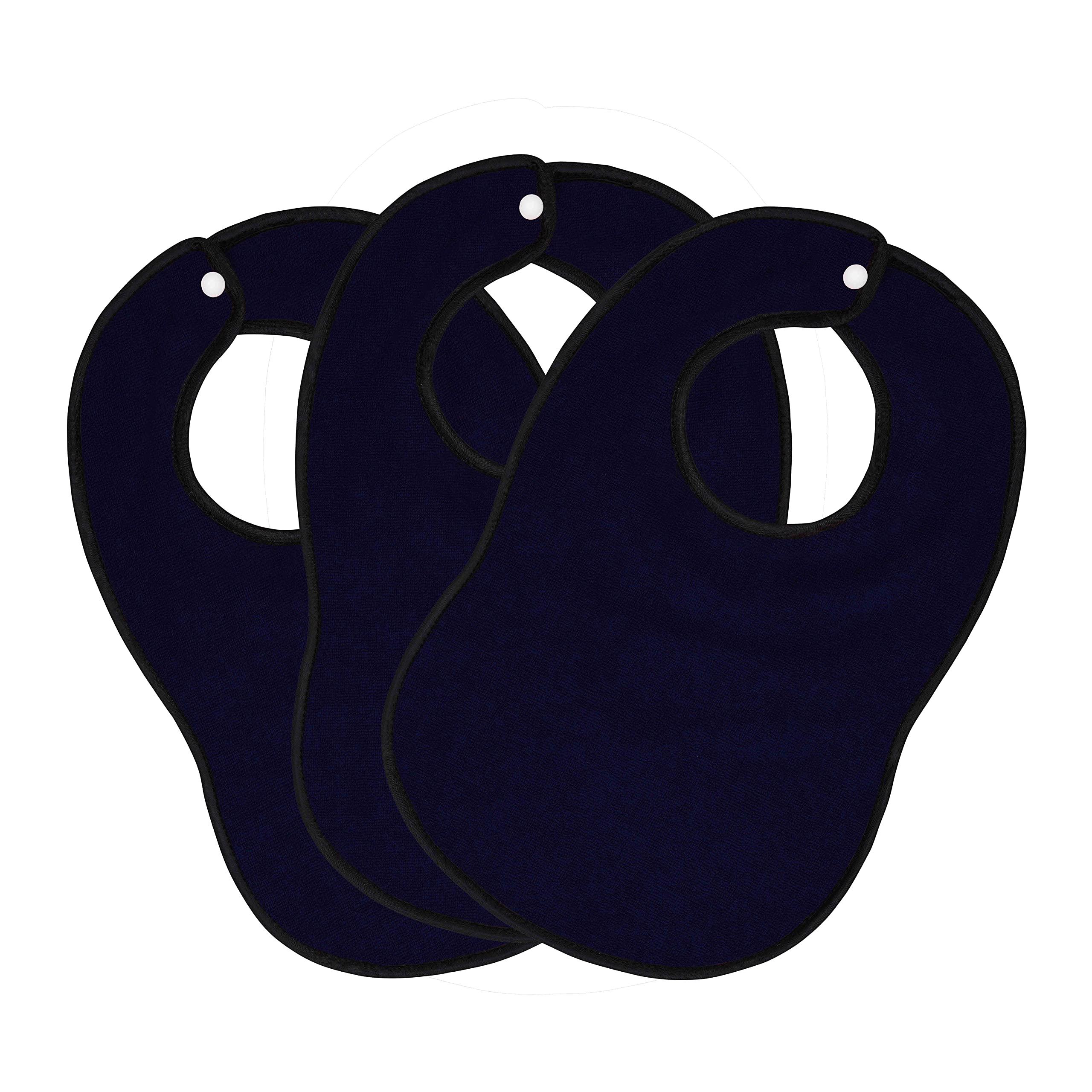 LitharaPack of 3 Bibs for baby Boys & Girls, waterproof Baby Bibs for 0 month to 1 year, Unisex