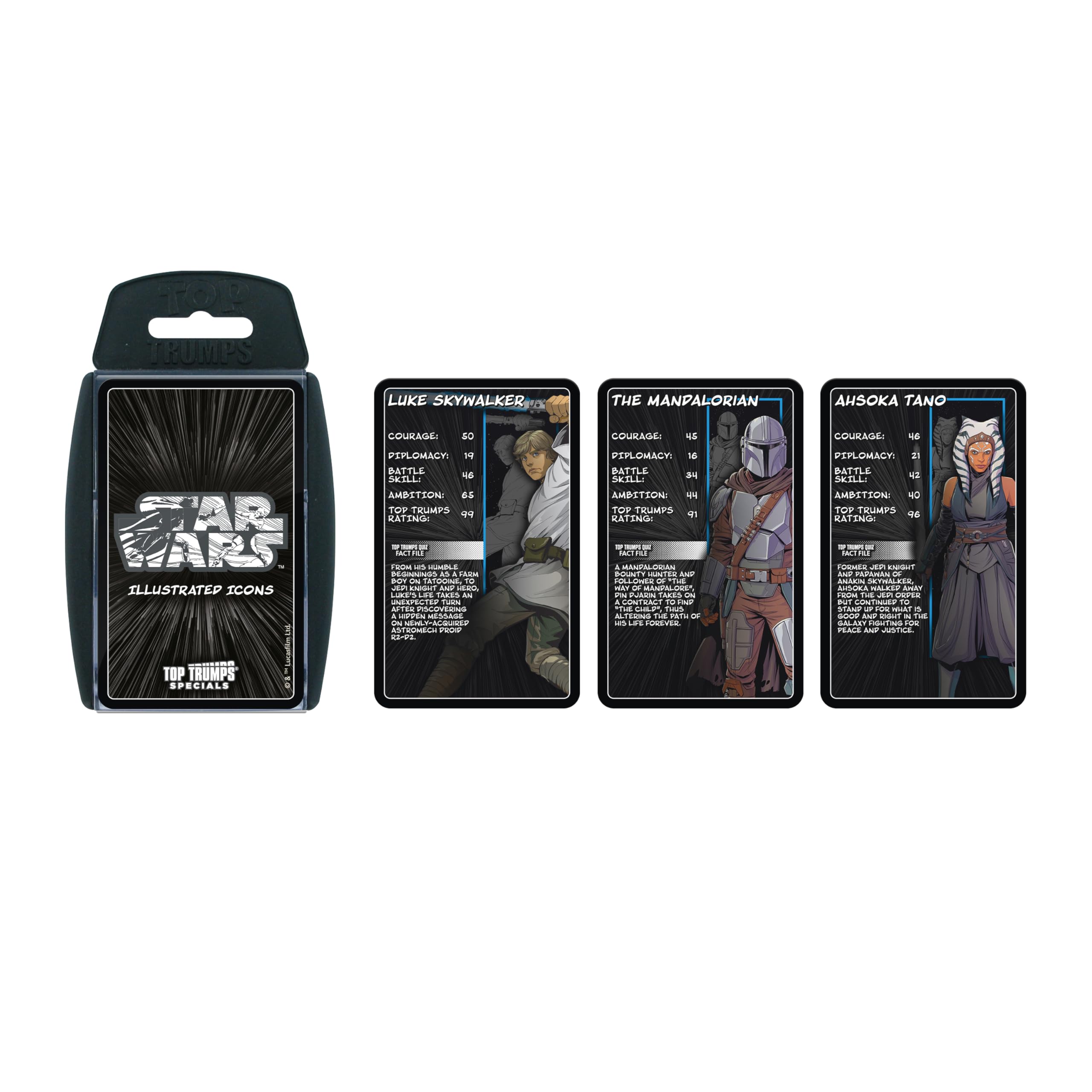 Top Trumps Star Wars Specials Illustrated Icons Educational game for 2 plus players Educational Gift and Toys for Ages 6 Plus - Image 3