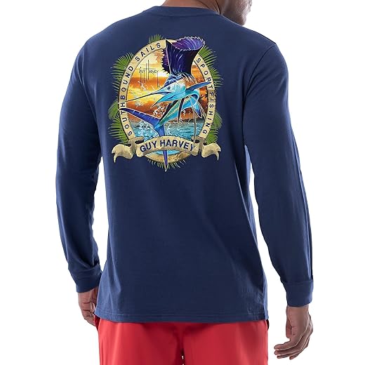 Guy Harvey Men's Billfish Collection Long Sleeve T-Shirt