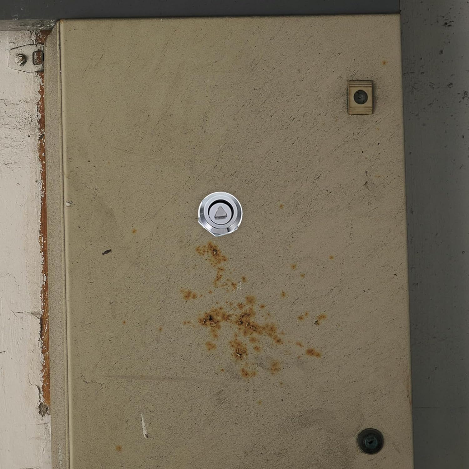 5pcs Zinc Alloy Triangle Key Cabinet Locks for File Cabinet Distribution Box Protective Cam Lock Set with 10mm Bent Tongue for Hardware