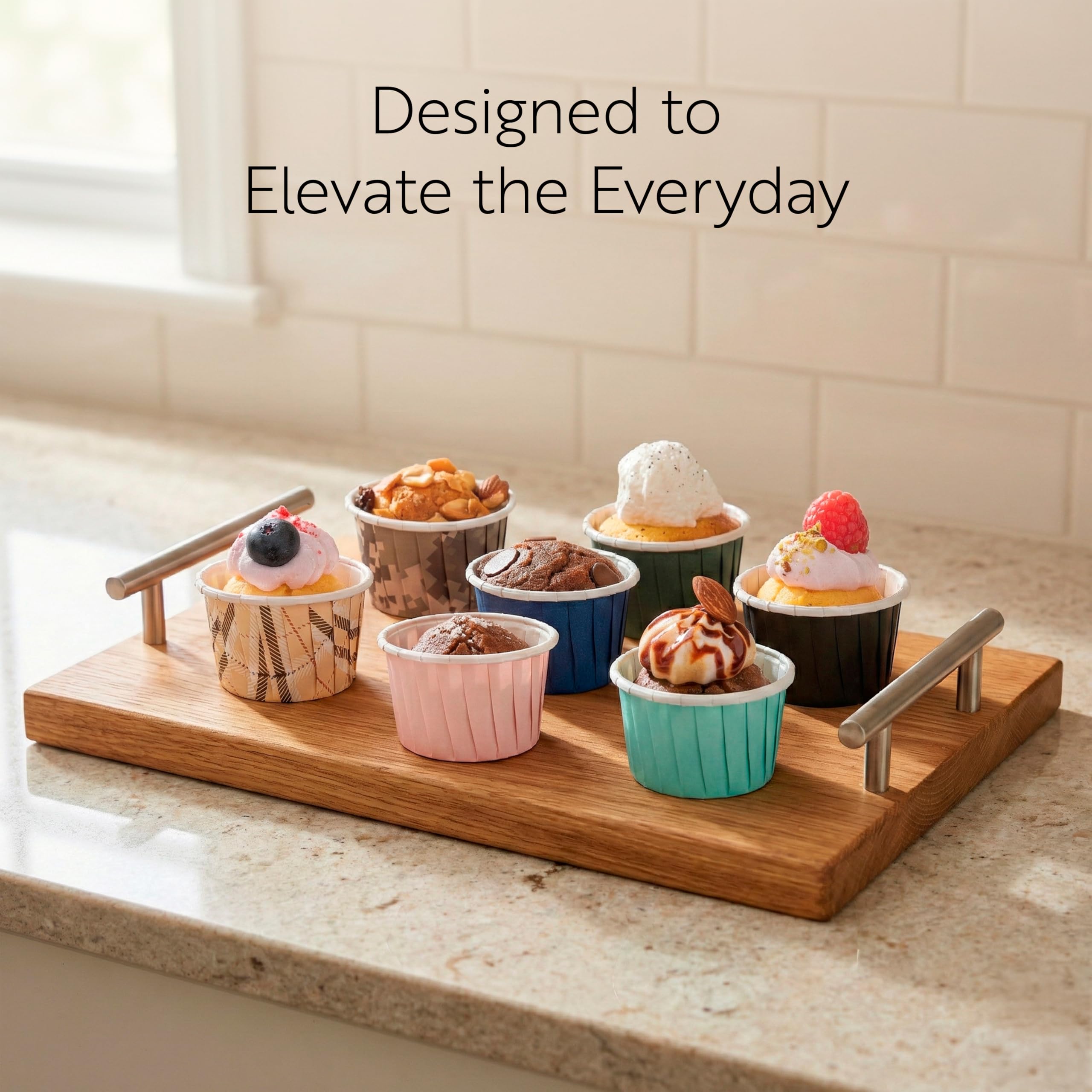 Restaurantware Panificio - Vasos para hornear de 1.6 onzas, 200 envoltorios plisados para cupcakes, listos para horno, desechables, papel naranja, para bodas, cumpleaños y más