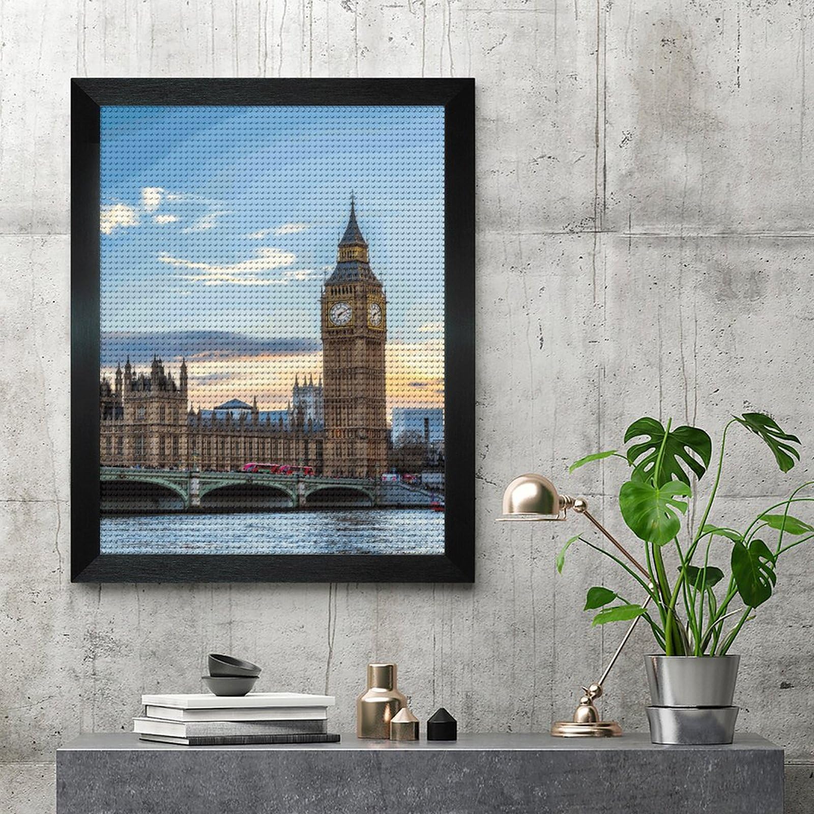 タイルモザイクアートビッグベン