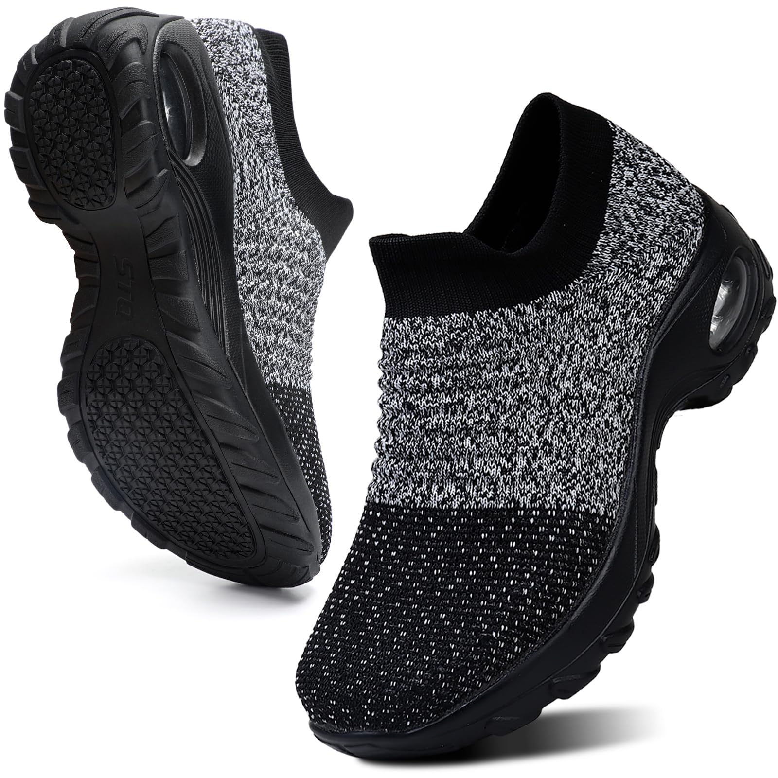 HKR Platform Sneakers Donna Leggero Casual Air Cuscino Scarpe da Ginnastica Outdoor