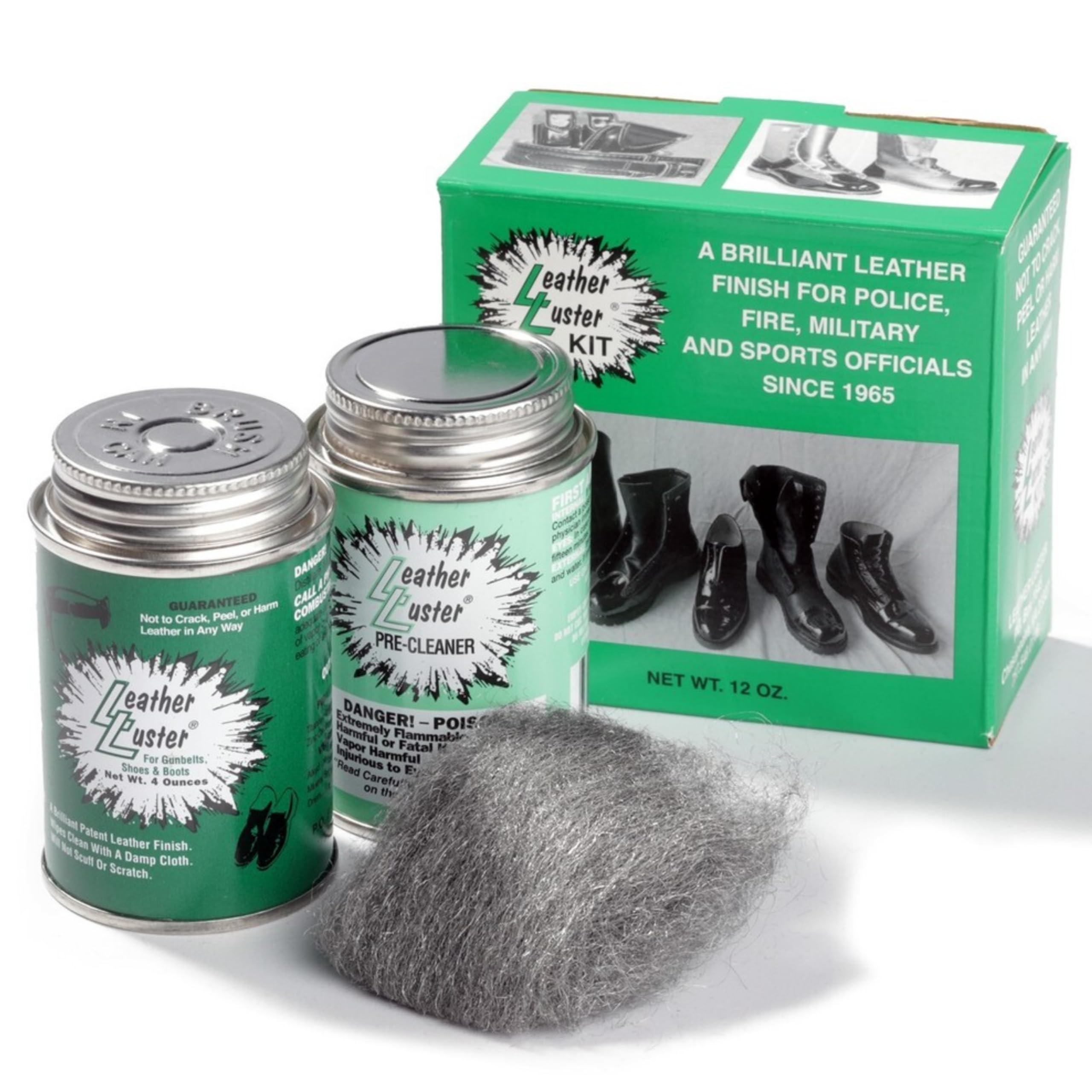 Leather Luster Patent Leather Polish, Cleaner and Conditioner | Made in the USA