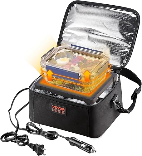 Miniatura 18 de VEVOR Calentador de alimentos comercial de 4 bandejas, mesa de vapor eléctrica de 24 cuartos de galón, encimera profesional de 1200 W de acero