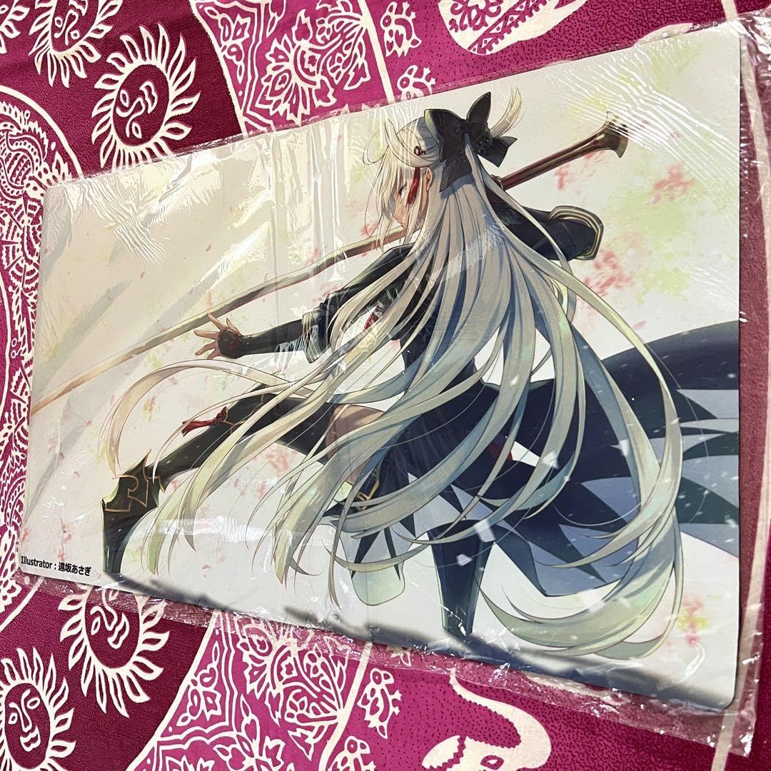 Amazon | △SS FGO 沖田オルタ 沖田総司 白詰草 プレイマット デスク