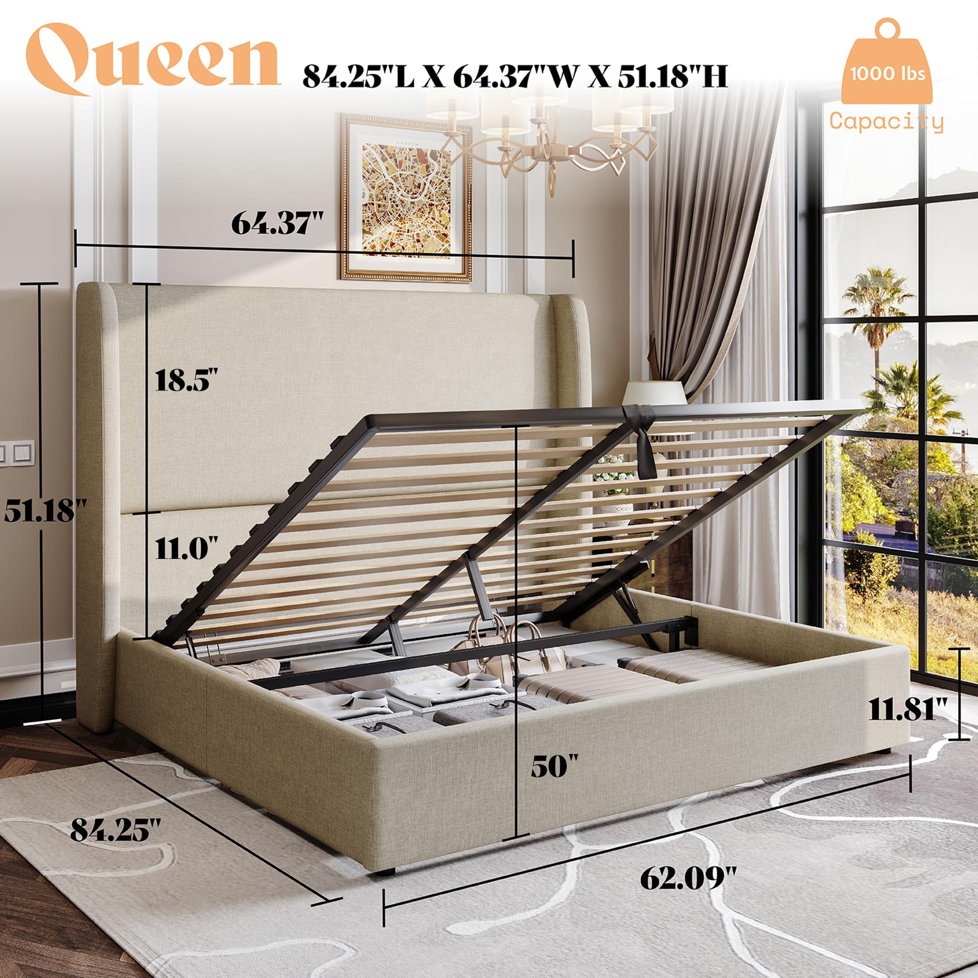 Upholstered Bed With Storage 2026: 5 Picks That Actually Last 1 Product photo