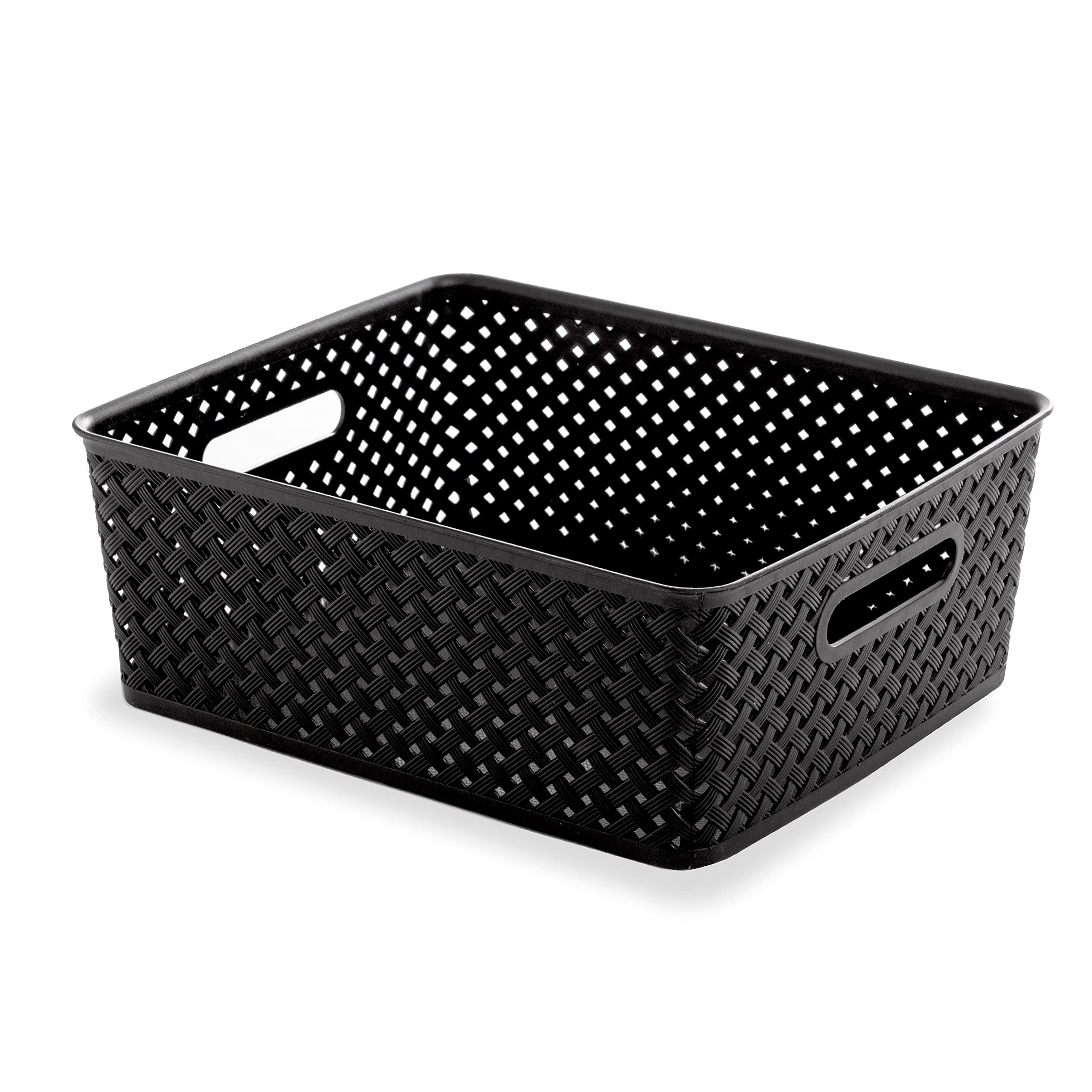Buy BINO Plastic Basket, Large Black THE PLAIT COLLECTION Multi